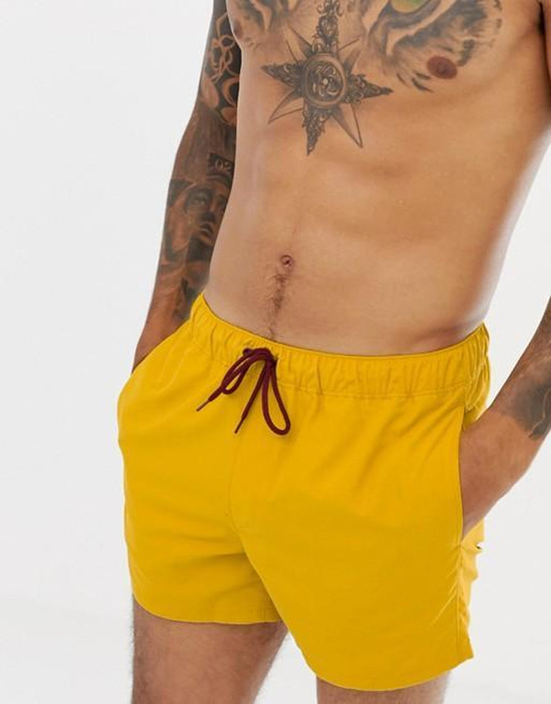 Gold Swim Shorts