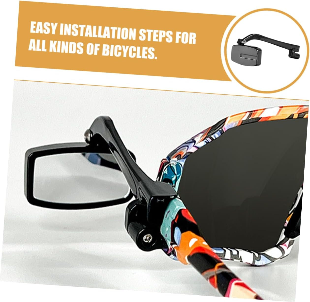 Safety Mirror for Mountain Road Bike Abs Push Bike Mirrors Cycling Mirror Glasses