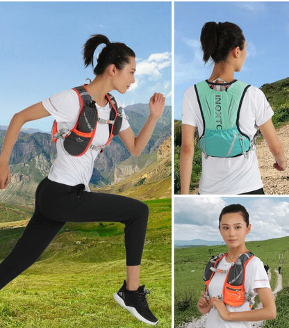 5L Running Backpack Ultra Running Hydration Vest Pack Marathon Running Bike Rucksack Bag Water Bag