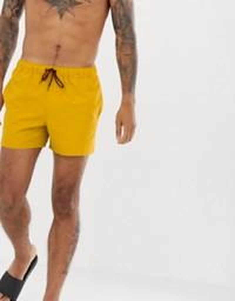 Gold Swim Shorts